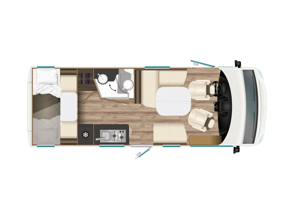 Plano de distribución de día Itineo CS660